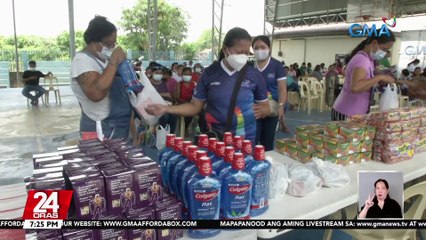 100 ginang sa Victoria, Tarlac nakatanggap ng Mother's Day gift mula sa GMA Kapuso Foundation | 24 Oras