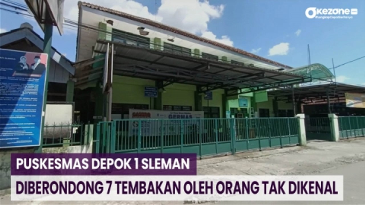Puskesmas Depok 1 Sleman Diberondong 7 Tembakan oleh Orang Tak Dikenal