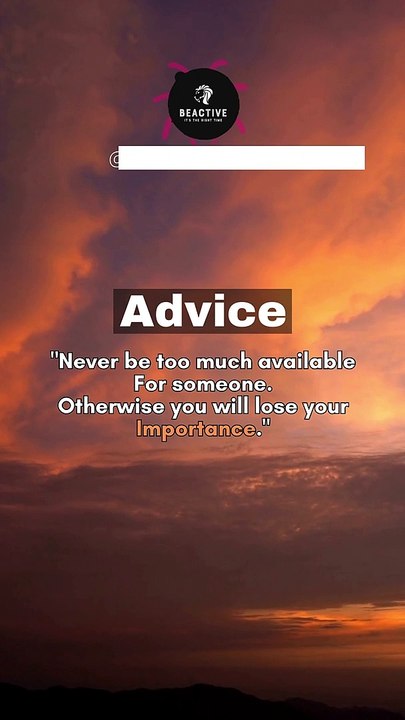 Advice Never be too much available For someone.#shorts #loveqoutes #quotes #loveisforever #lovequote#beactivewithbhatti