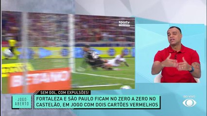 Denilson diz que arbitragem de Fortaleza x São Paulo foi confusa e discorda de expulsões 12/05/2023 12:47:12
