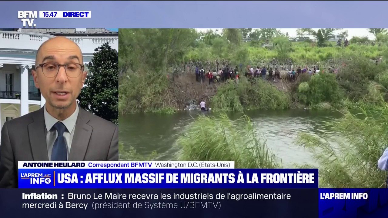 Aux États-Unis, plus de 10.000 passages clandestins de migrants par jour à la frontière avec le Mexique