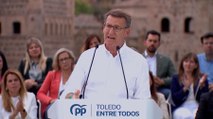 Feijóo reta a los candidatos del PSOE, si tienen 