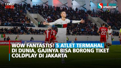 Wow Fantastis! 5 Atlet Termahal di Dunia, Gajinya Bisa Borong Tiket Coldplay di Jakarta
