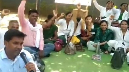 बालाघाट: मुख्यमंत्री के हृदय परिवर्तन के लिए कर्मचारियों ने गाया गाना, देखे वीडियो