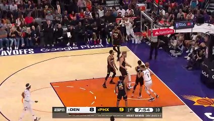 Nikola Jokic fue la gran figura en la serie entre los Nuggets y los Suns