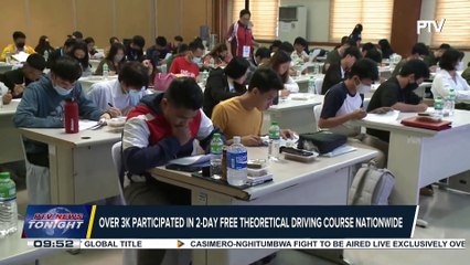 LTO offers free theoretical driving course