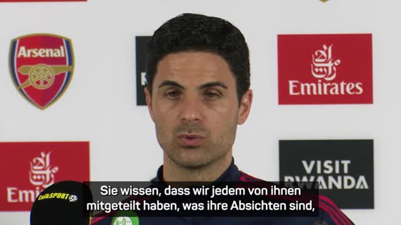 Arteta: "Bin sehr glücklich mit Xhaka"