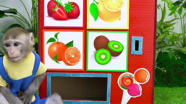 KiKi Monkey get trouble with Garten of BanBan when go shopping Kinder Joy eggs _ KUDO ANIMAL KIKI