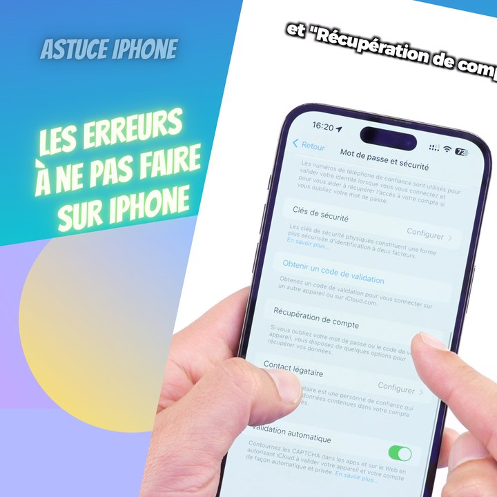 4 Erreurs à ne pas faire sur iPhone ! ❌