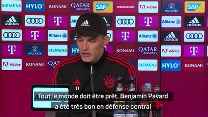32e j. - Tuchel félicite Pavard et annonce le retour d’Upamecano