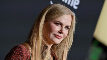 Nicole Kidman Wore Nothing Underneath Her Red Chanel Tweed Jacket at the 2023 ACM Awards