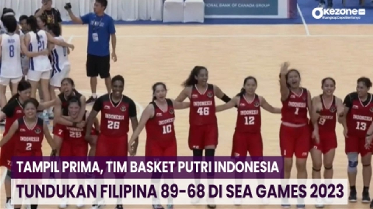 Tampil Prima, Tim Basket Putri Indonesia Tundukan Filipina 89-68 di SEA Games 2023