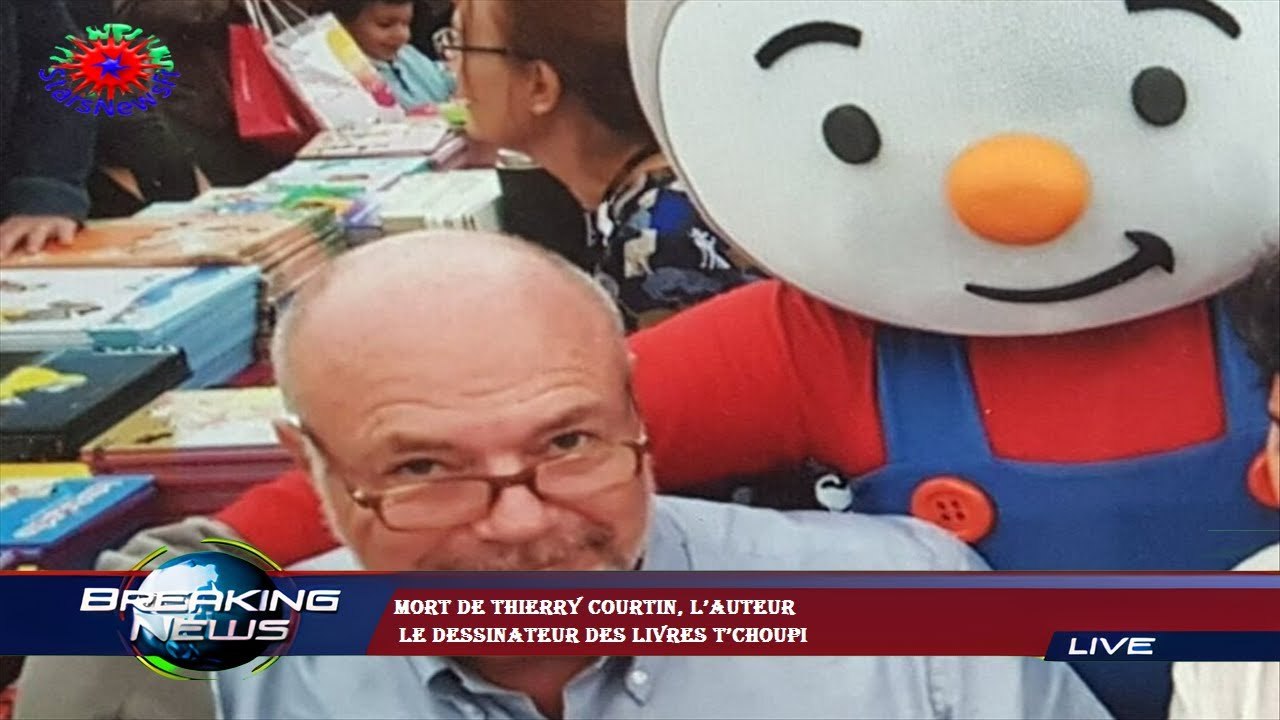 Mort de Thierry Courtin, l’auteur  le dessinateur des livres T’choupi