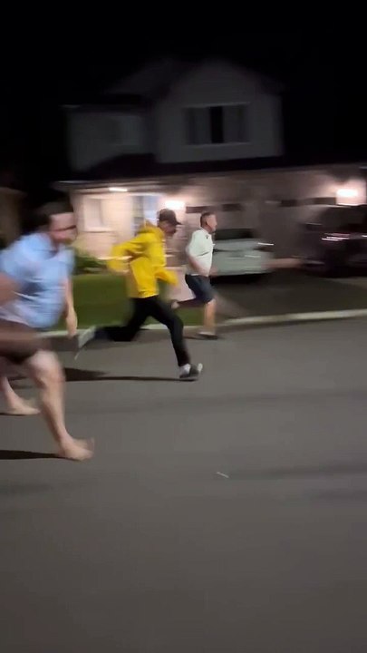 Friendly Foot Race Fail