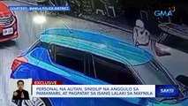 Personal na alitan, sinisilip na anggulo sa pamamaril at pagpatay sa isang lalaki sa Maynila | Saksi