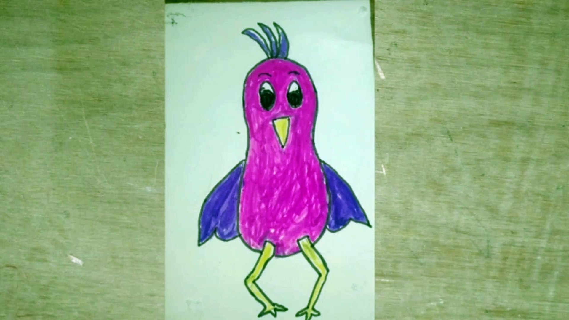 How to draw Opila (Bird Garten of Banban) 