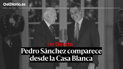 Comparecencia de Pedro Sánchez desde Washington