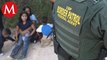 Traslada Patrulla Fronteriza a niños y mujeres migrantes varados a centro de procesamiento