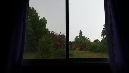 ❤️ Heavy Rain Sounds for Deep Sleep 🌙 1 Hour ASMR