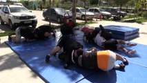 Malatyalı depremzede güreşçiler Türkiye Şampiyonası'na hazırlanıyor