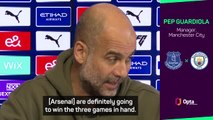 Guardiola wary of Arteta's 'hopeful' Arsenal in PL title race