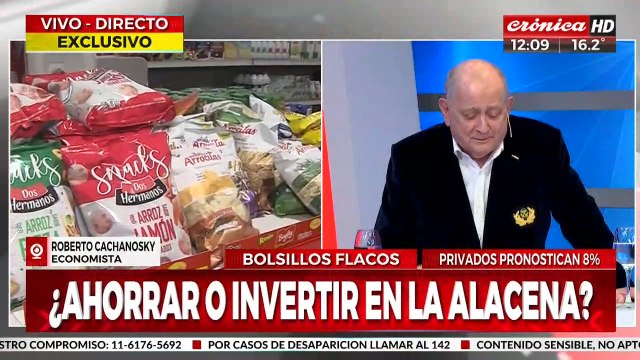 Inflación: precios de los alimentos por las nubes