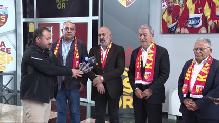 KAYSERİ - Bakan Akar'dan Yukatel Kayserispor ziyareti