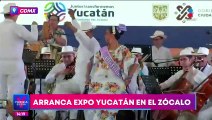 Arranca la Expo Yucatán en el Zócalo de la CDMX