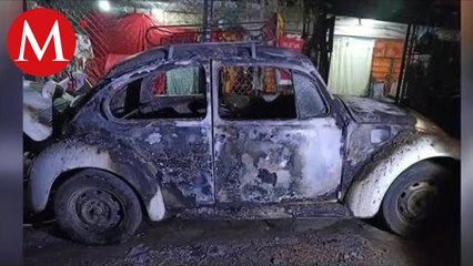 Скачать видео: En Guerrero, hombres armados incendiaron dos unidades de transporte público