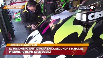 El misionero participará en la segunda fecha del misionero de pista en Oberá