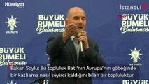 Soylu: Bu topluluk Batı'nın Avrupa'nın göbeğinde bir katliama nasıl seyirci kaldığını bilen bir topluluktur