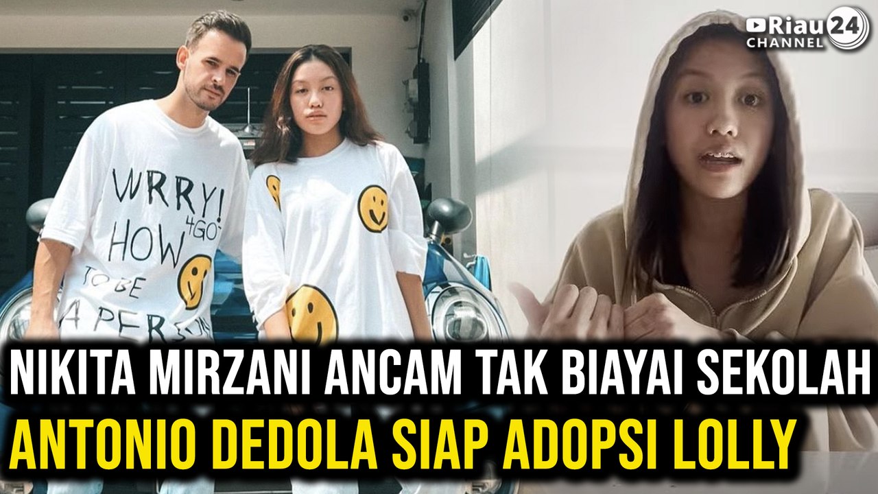 Nikita Mirzani Ancam Tak Biayai Sekolah, Antonio Dedola Siap Adopsi Lolly