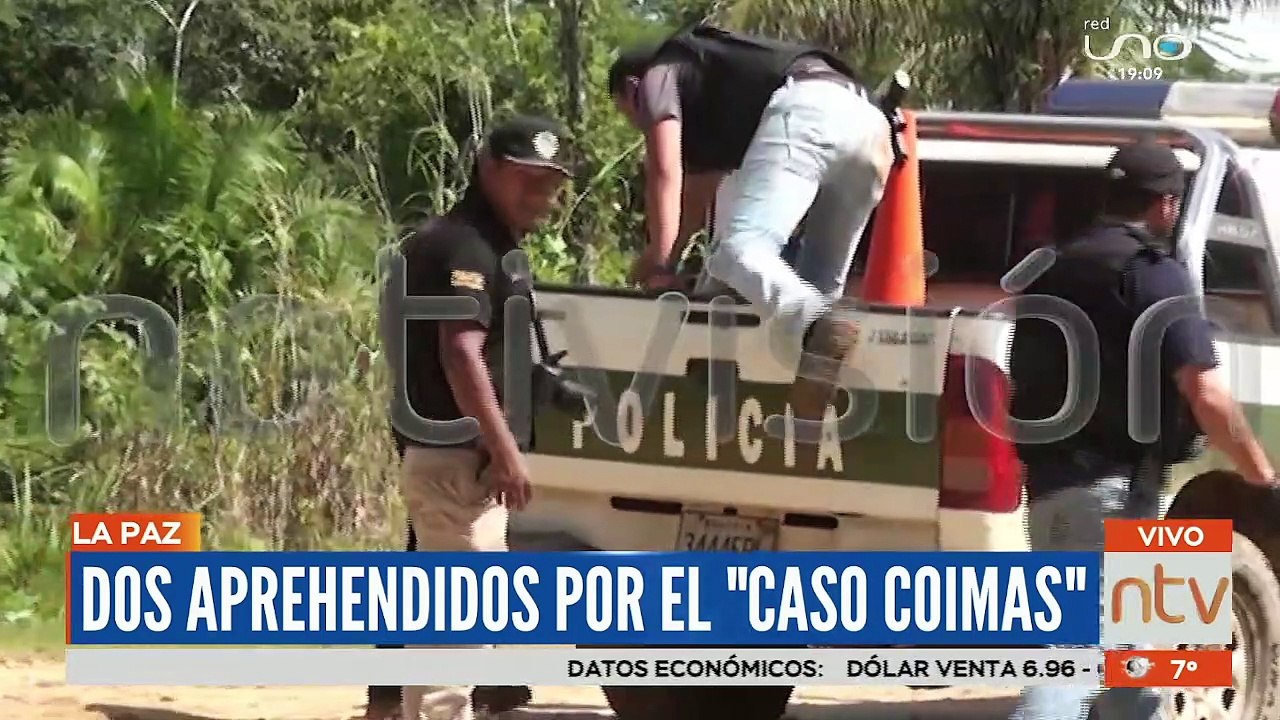Dos aprehendidos por el "caso coimas"