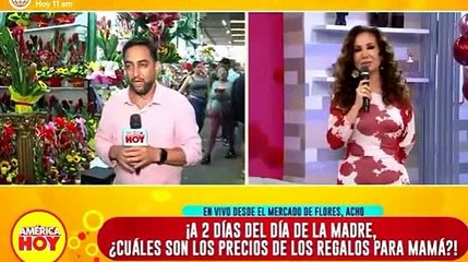 Reportero de "América hoy" llora en vivo al recordar a su madre