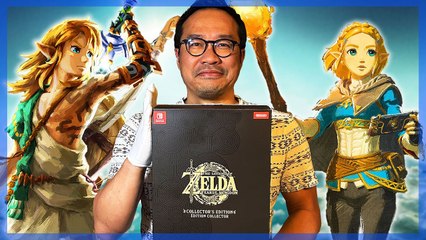 ZELDA Tears of Kingdom : UNBOXING 4K du COFFRET COLLECTOR