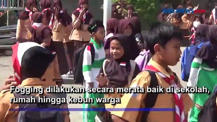 Merebak Kasus Chikungunya di Jombang, Petugas Fogging  Pemukiman Warga