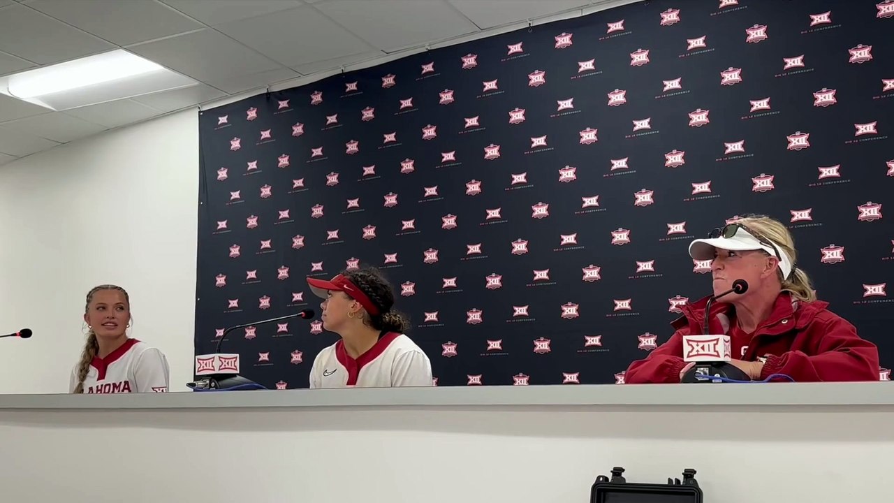 OU Softball 2023 Big 12 Tournament Semifinal Press Conference (5/12/23