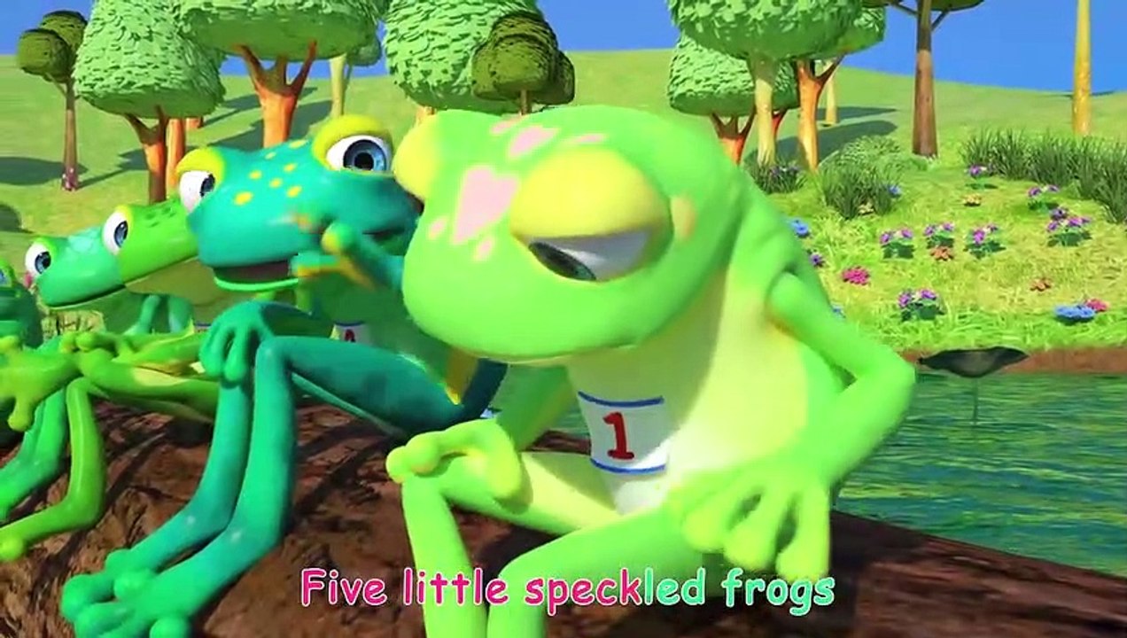 Five Little Speckled Frogs! Animals Animals for Kids