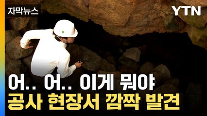 [자막뉴스] "갑자기 암반이 확 무너지면서..." 제주 동복리 일대서 첫 발견 / YTN