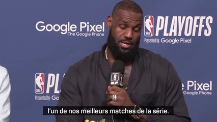Lakers - James : "L'un de nos meilleurs matches de la série"