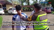 Sindikat Curanmor di Kampus, Oknum Mahasiswa Diringkus di Jambi