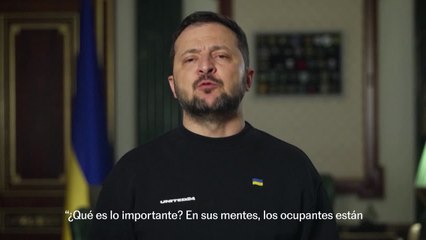 Volodímir Zelenski: "En sus mentes, los ocupantes ya han perdido la guerra"