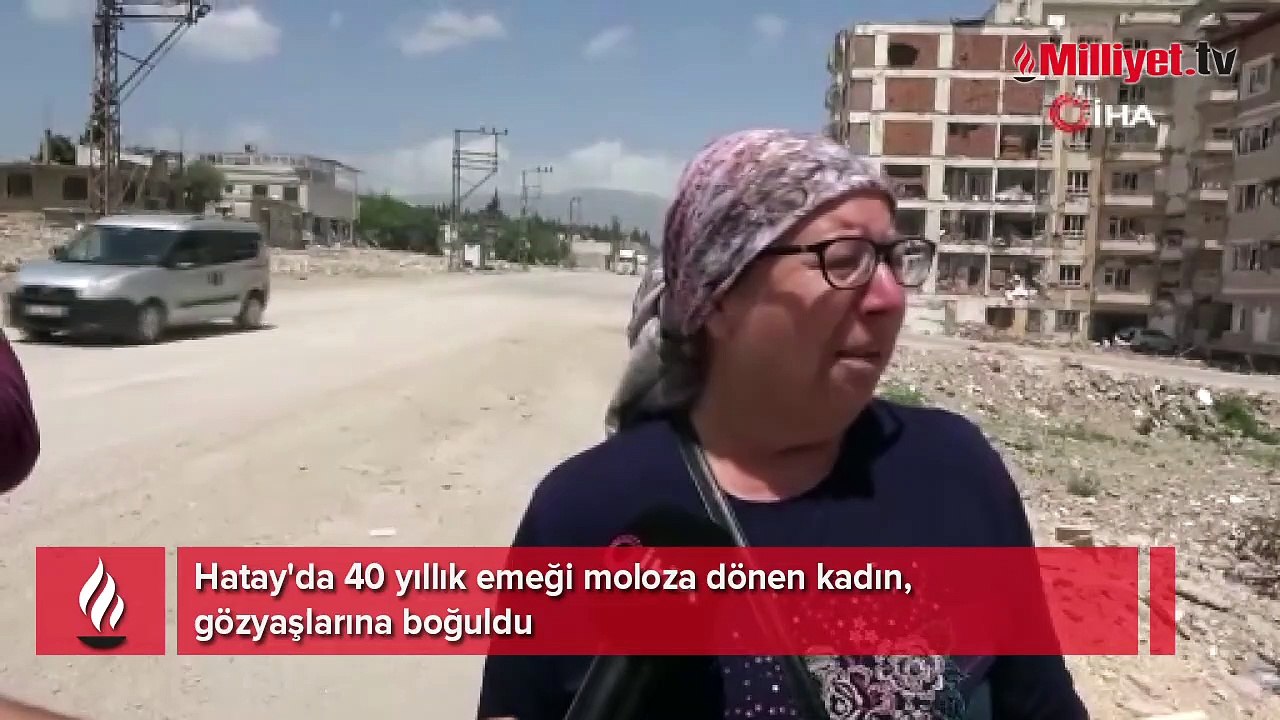 40 yıllık emeğini görünce gözyaşlarına boğuldu! 'Hatıralarım, arkadaşlarım yok'