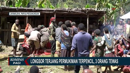 Longsor Terjang Permukiman di Kampung Elarek Sebabkan 3 Orang Tewas dan 6 Luka-Luka