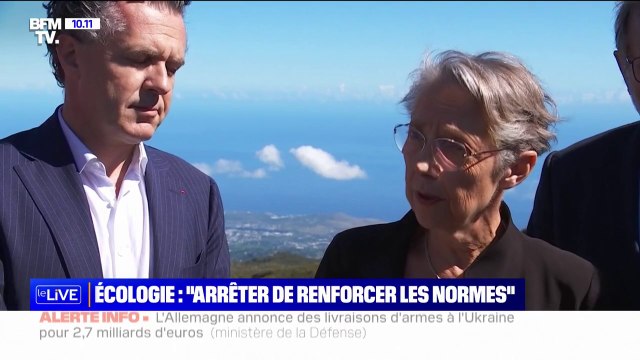 Arrêter de renforcer les normes : Élisabeth Borne revient sur les propos d'Emmanuel Macron sur notre ambition climatique
