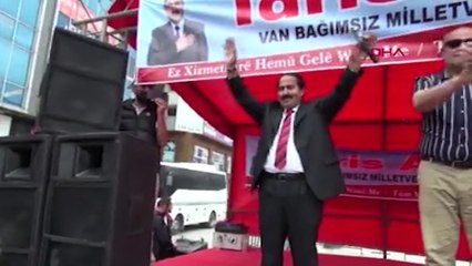 Mitingine 100 kişi katılan bağımsız vekil adayı: Ben buranın yerli patatesiyim