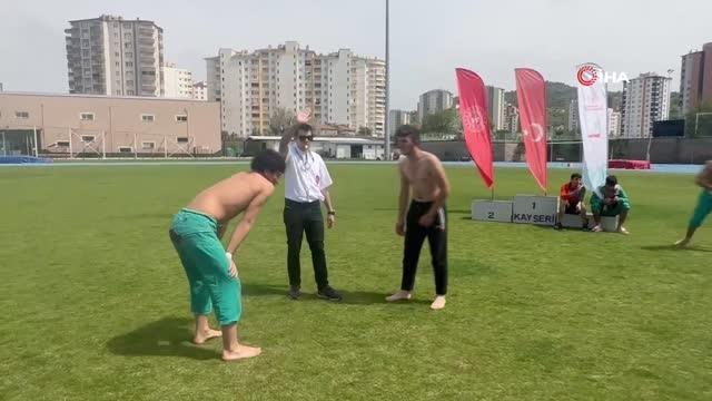 Kayseri'de okul müsabakalarında bir ilk: Karakucak Güreş Müsabakaları başladı- İl Gençlik ve Spor Müdürü Ali İhsan Kabakcı: - Türk sporunun ve...