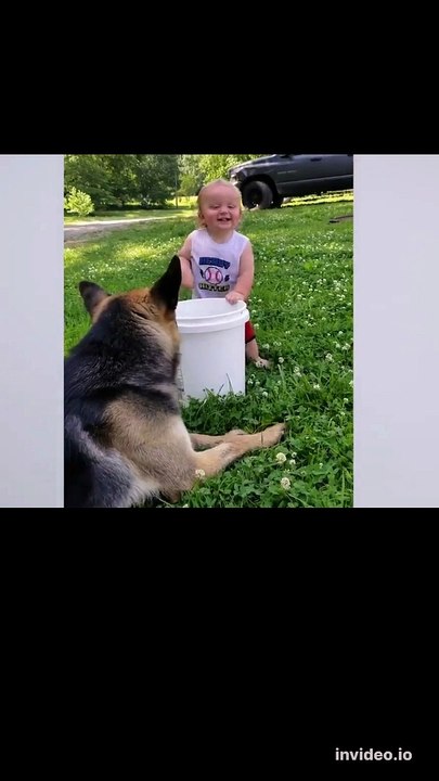 Baby with Dog