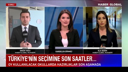Türkiye'nin seçimine son saatler... Ankara ve İstanbul'da oy kullanılacak okullarda hazırlıklar son aşamada