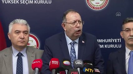 YSK Başkanı: Cumhurbaşkanlığı adaylığından çekilen Muharrem İnce'ye verilen oylar geçerli sayılacak